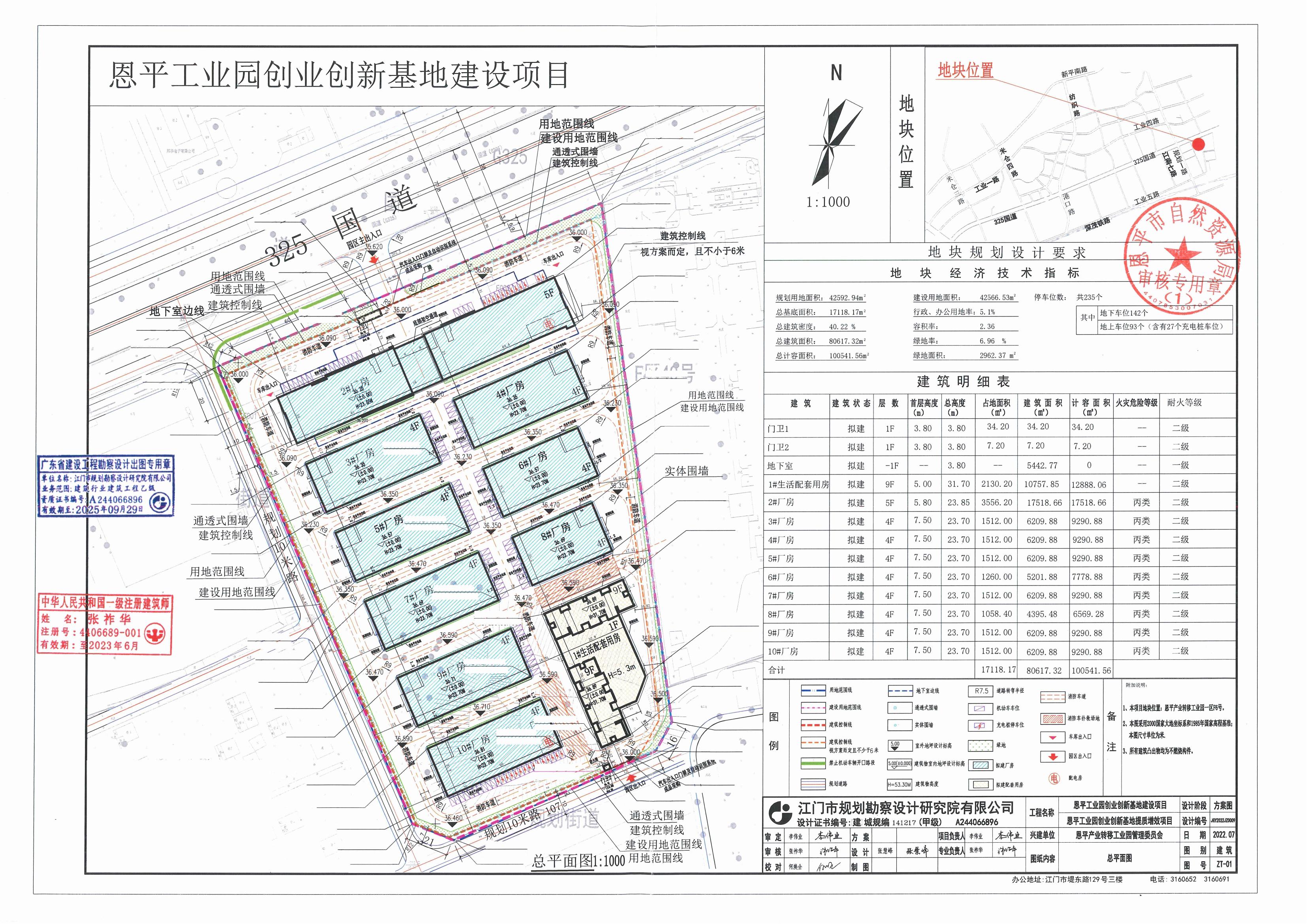 【批后公告】恩平产业转移工业园一区F6号地块总平面图_00.jpg
