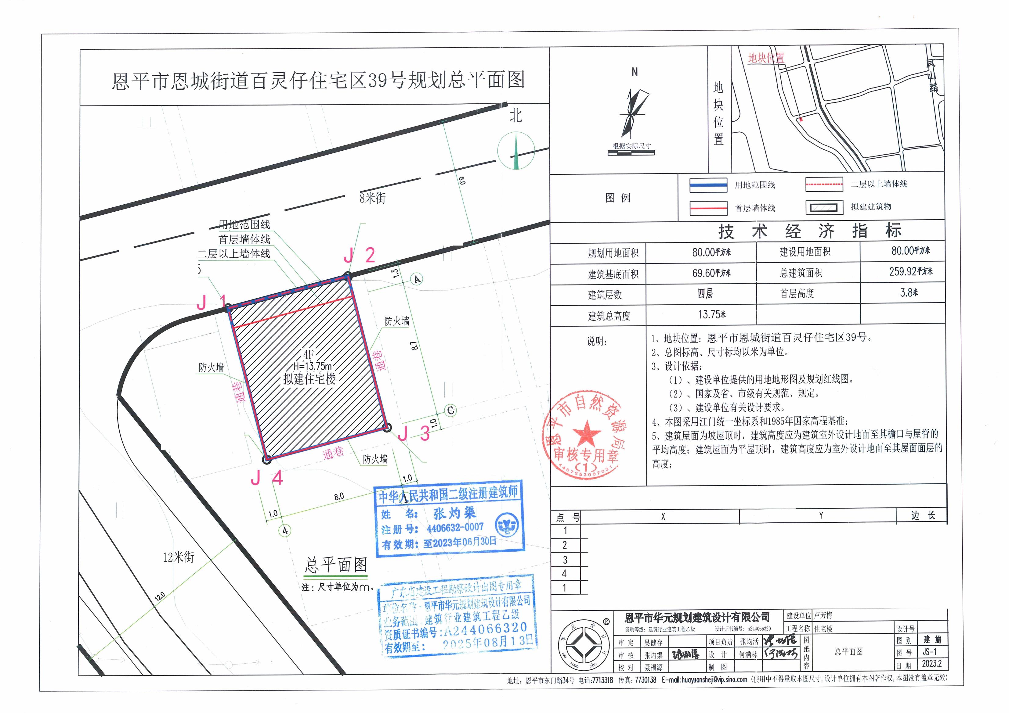 【批后公告】恩平市恩城街道江南百灵仔住宅区39号总平面图_00.jpg