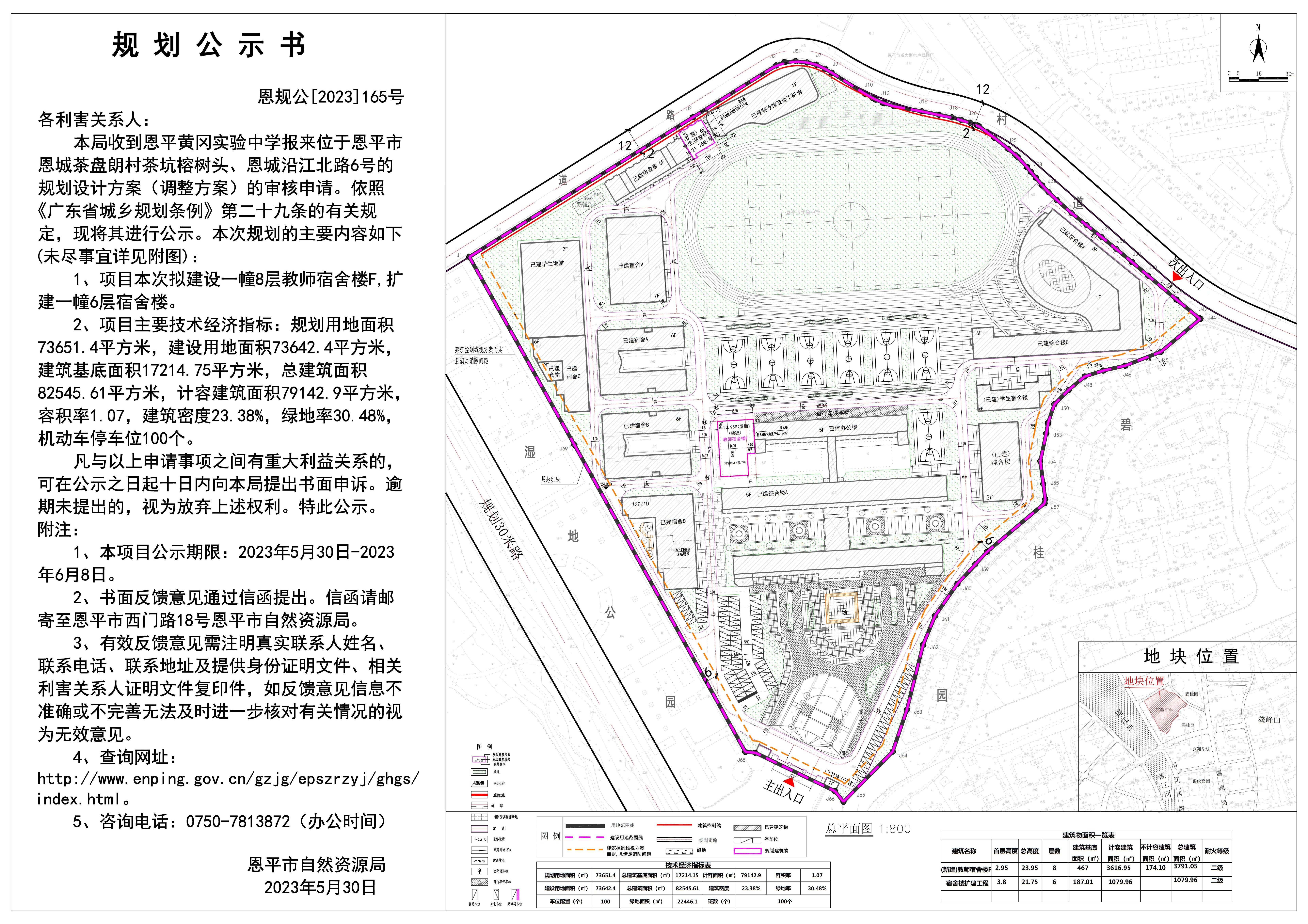 165.关于恩平市恩城茶盘朗村茶坑榕树头、恩城沿江北路6号(恩平黄冈实验中学)规划设计方案（调整方案）的公示 Model (1)_00.jpg