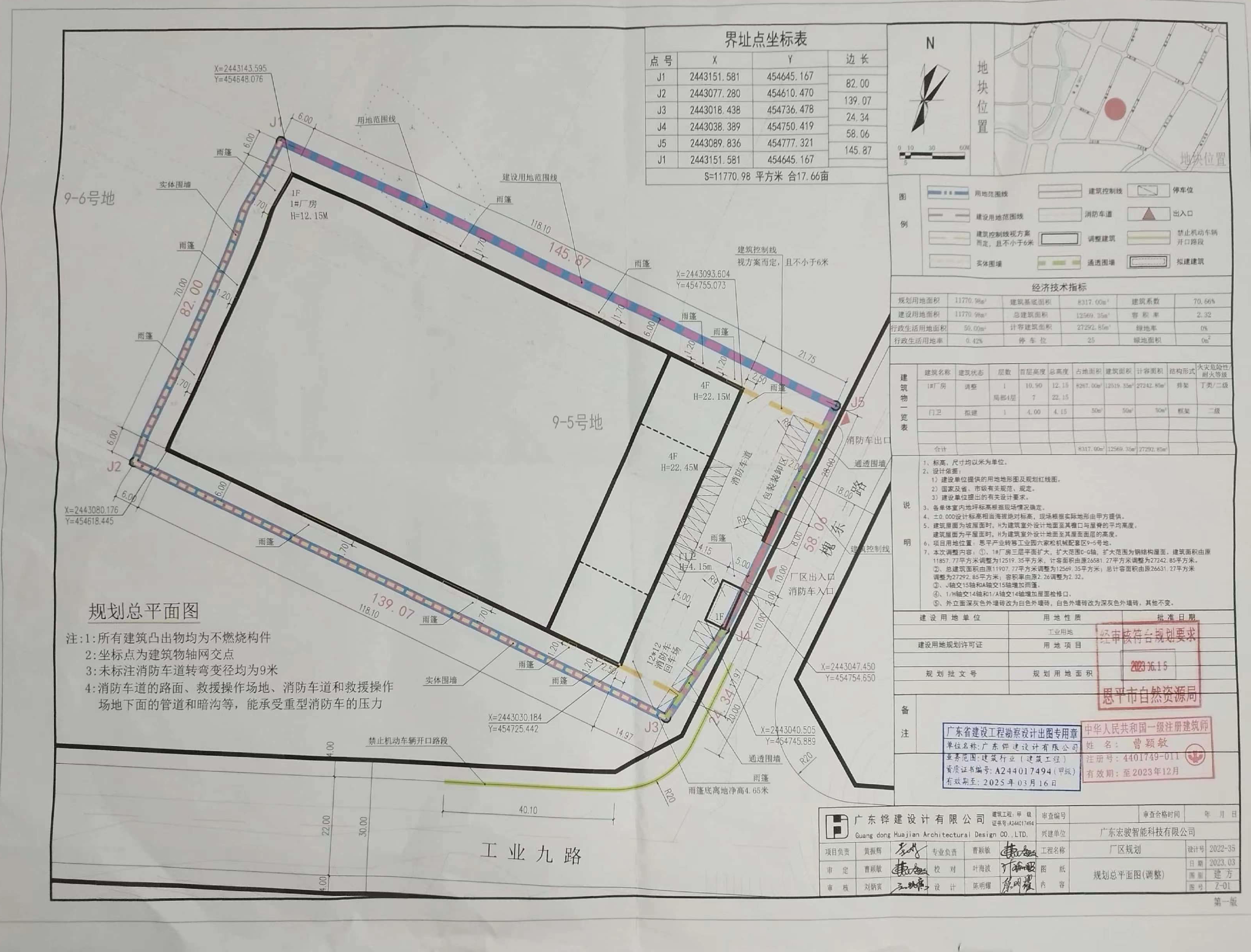 【批后公告】恩平产业转移工业园六家松机械配套区9-5号地总平面图.jpg