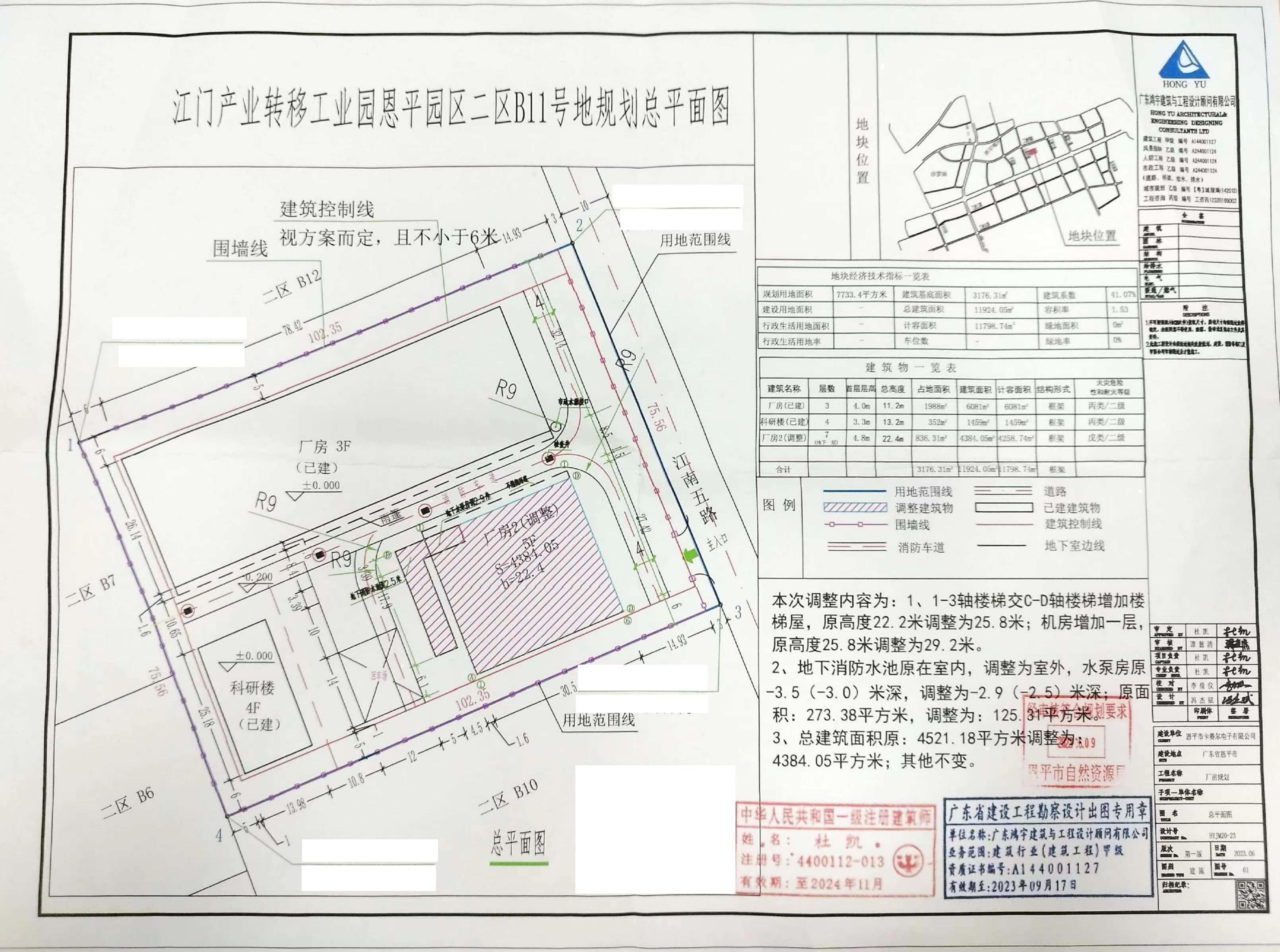 【批后公告】恩平市江门产业转移工业园恩平园区二区B11号总平面图_00.jpg