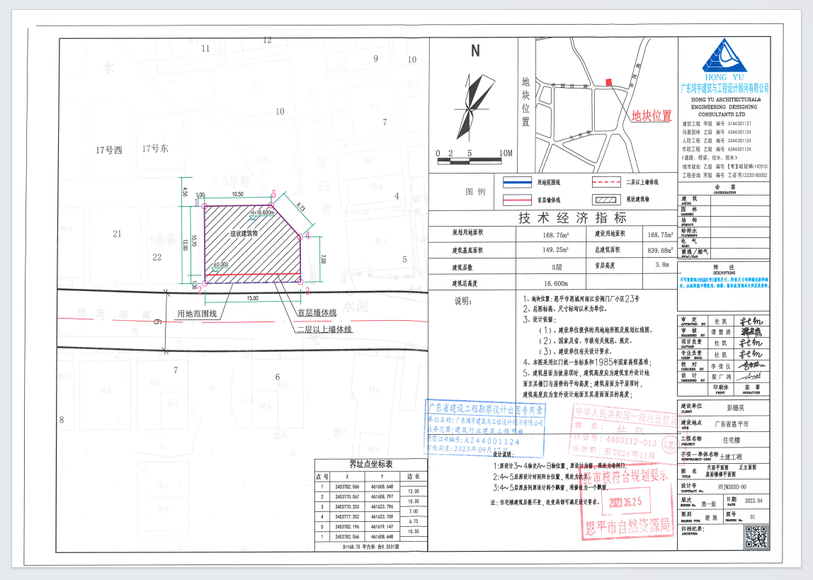 【批后公告】恩平市恩城河南江安阀门厂小区23号（彭德英）总平面图.png