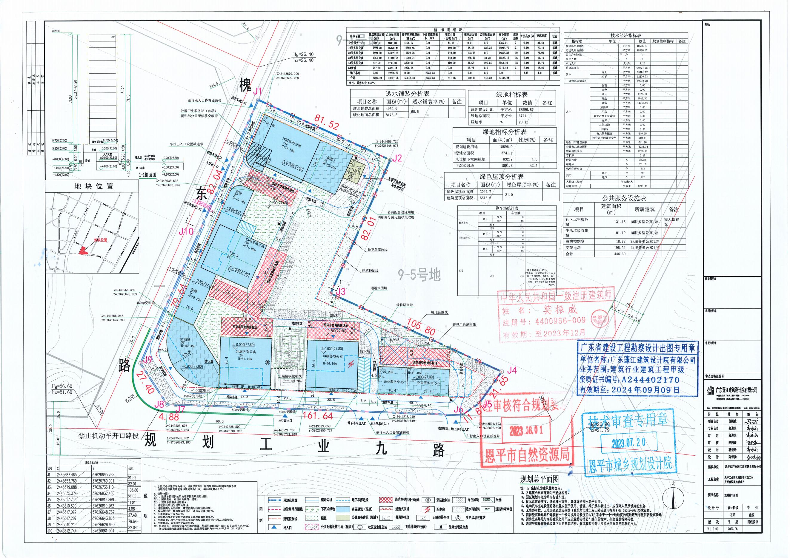 【批后公告】恩平产业转移工业园六家松机械配套区9-6号及以南地块规划总平面设计方案_00.jpg
