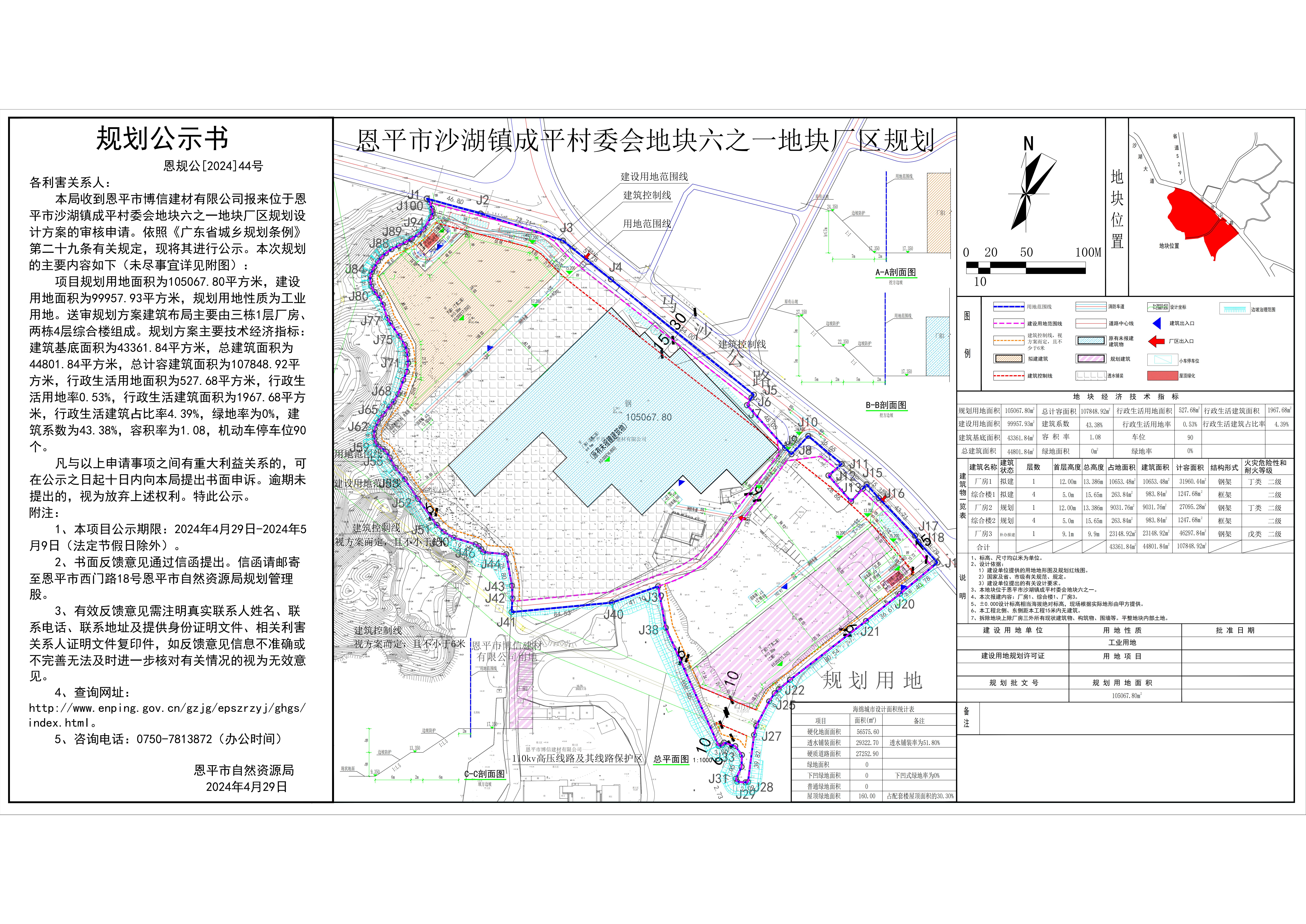 44.关于恩平市沙湖镇成平村委会地块六之一（恩平市博信建材有限公司）的公示(1).jpg